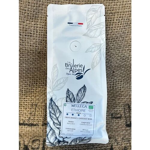 caf&eacute; - WELLEGA ETHOPIE grain BIO