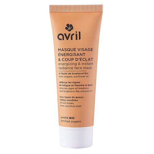 Masque visage &eacute;nergisant & coup d'&eacute;clat