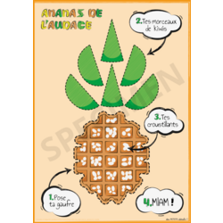 Set de table go&ucirc;ter:  L'ananas de l'audace