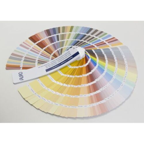 Peinture murale AURO n�555 int&eacute;rieure color&eacute;e, teintes pastelles pour mur et plafond 2,5 litres