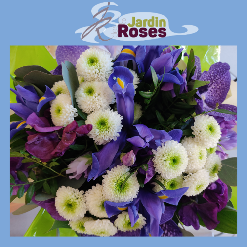 Bouquet bleu violet