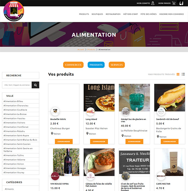 Produits du click and collect Voiron Produits du click and collect Voiron